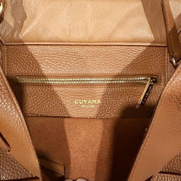 Cuyana Large Leather Backpack Made in Italy Caramel Brown $478.00 - Picture 12 of 12